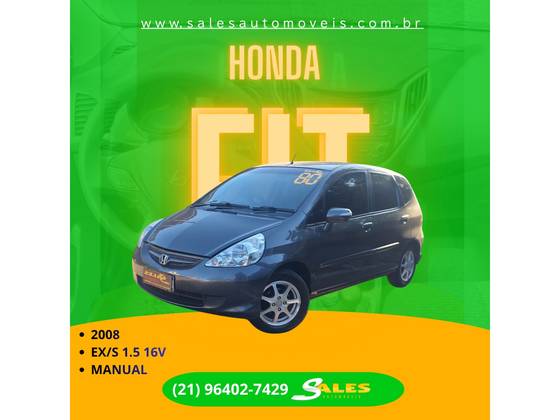 HONDA FIT 1.5 EX 16V FLEX 4P MANUAL HONDA FIT 1.5 EX 16V FLEX 4P MANUAL